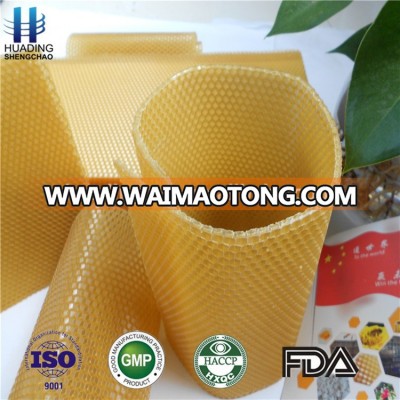 hot sale honey comb flat beeswax sheets