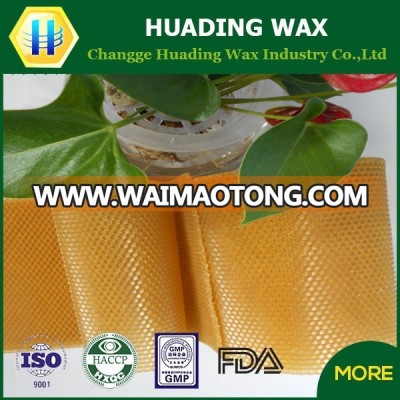 High refined beeswax sheets wholesale| Wax comb foundation for beekeeping from direct manufacturer